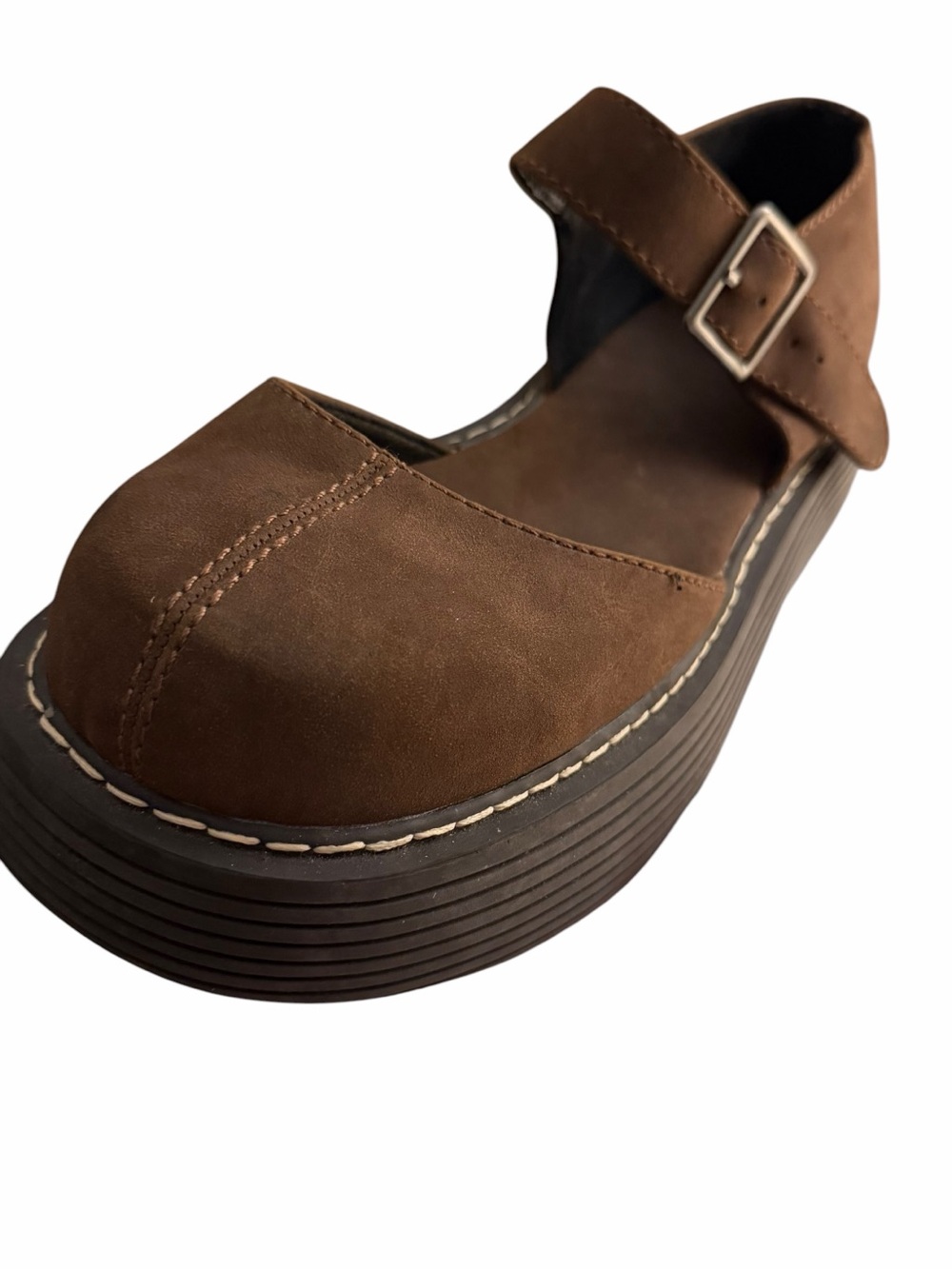 DOLLS KILL dELiA*s Brown Platform VINTAGE REVIVAL Mary Jane with Buckle SIZE 9